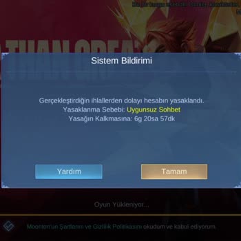 Mobile Legends Bang Bang Hesabınız Yasaklandı