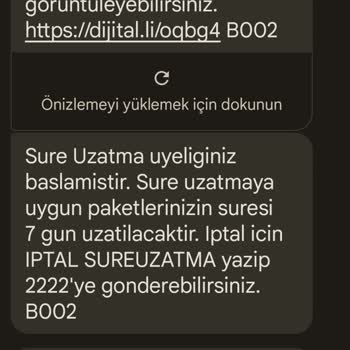 Turkcell Ek Paket Alacaktım Bir Hafta Uzatma Verdi
