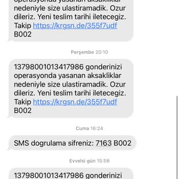 KARGOMsende Kargo Teslim Edememe