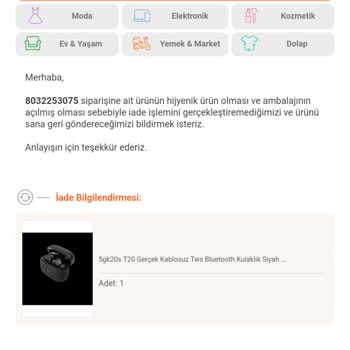 Trendyol İade Saçmalığı İade Kabul Etmiyor