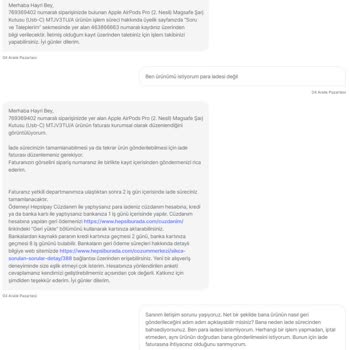Hepsiburada Ürünümü Teslim Etmiyor Ve Siparişi İptal Etmeye Çalışıyor