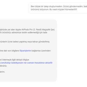 Hepsiburada Ürünümü Teslim Etmiyor Ve Siparişi İptal Etmeye Çalışıyor