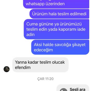Samet Mobilya Teslim Edilmeyen Ürün