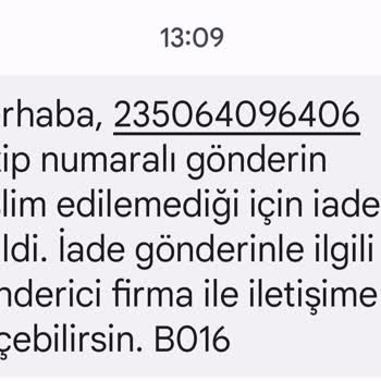 Sendeo Ürünümü Teslim Edemedi!