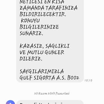 Gulf Sigorta Keyifli Garanti Ürünü Tamir Etmiyor
