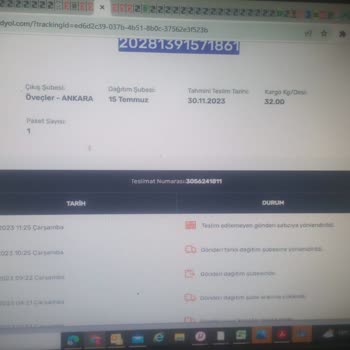 Sürat Kargo Ürün Teslim Etmiyor