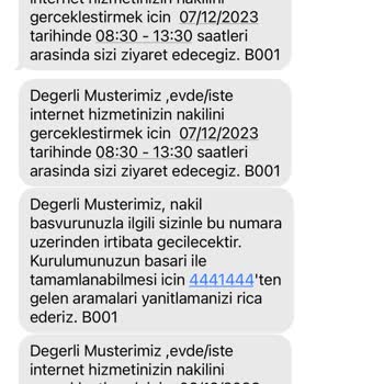Türk Telekom Randevu Verip Gelmiyor