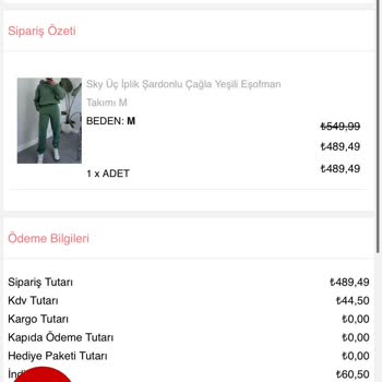 Oyku Wear Aldığım Üründen Hala Daha Bir Haber Yok