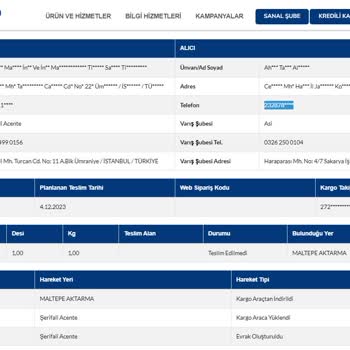 Sürat Kargo Maltepe Aktarmada Bekleyen Paket Asi Şubesi
