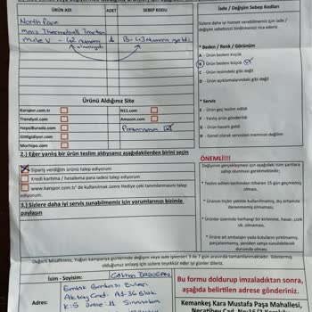 Kar Spor Un Hatalı Ürün Değişimini Yapmaması!