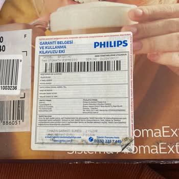 PHILIPS Ev Aletleri Makine Plastik Kokuyor