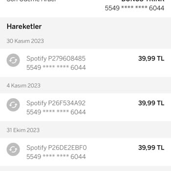 Spotify Fazladan Para Çekimi