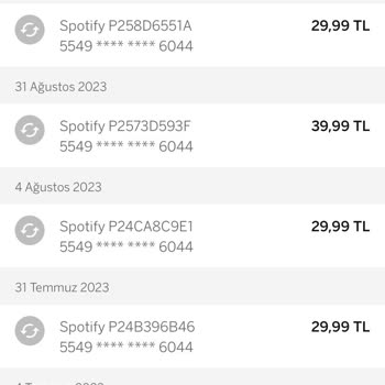 Spotify Fazladan Para Çekimi