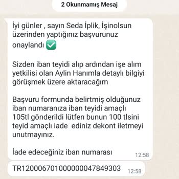 İşin Olsun İsin Olsun Sec Marketleri İs İlanı Şikayeti