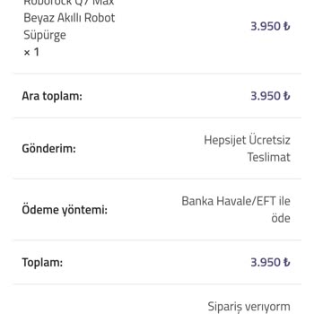 Atlas Alışveriş Robot Süpürge Aldım