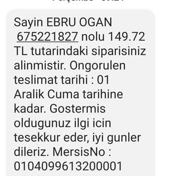 Avansas Sipariş Teslimat Sıkıntısı