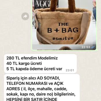 Canta_hanzade (Instagram) İlgisiz Satıcı Ve Yanlış Ürün Sorunu