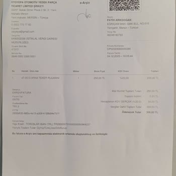 Atak Taşıt Yedekleri - Veka Rulman 10 Gün Sonra Seyir Halinde Dağıldı.