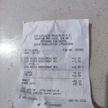 BİM Sağlıksız Ürünle Karşılaşma Hayal Kırıklığı