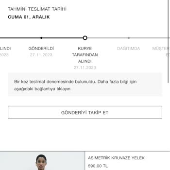 Zara Online Alışverişimin Kargoist Tarafında Akıbeti