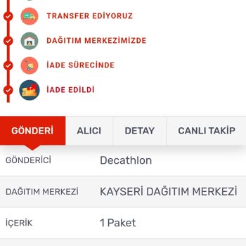Decathlon Kargodan İadeye Dönen Ürünün Parasını Yaptırmıyor.