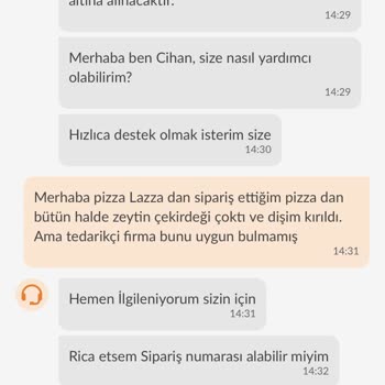 PizzaLazza Pizza Siparişi Diş Kırılmasına Neden Oldu