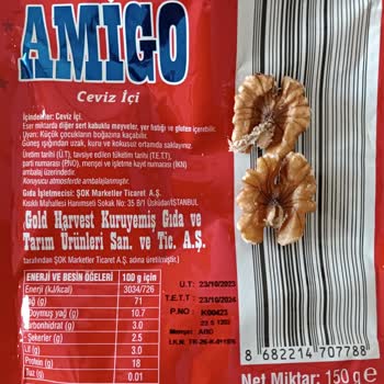 Amigo Ceviz İçi Kurtlanmış!