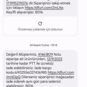 DeFacto İade Ücretim Yatırılmadı