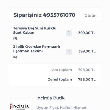 İncimiadesign Shopier Alışverişi İptal Ve İade