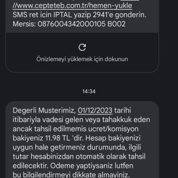TEB Bankası Hiç Elime Ulaşmayan Karta Para Kesiyor