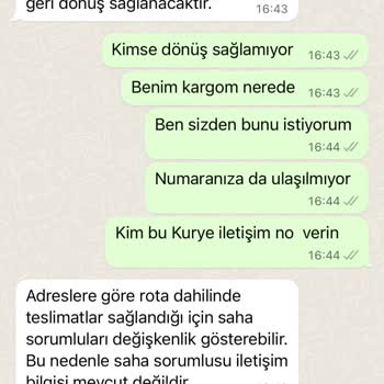 Sendeo Kargo Umursamazlık Ve Sorumsuzluğu