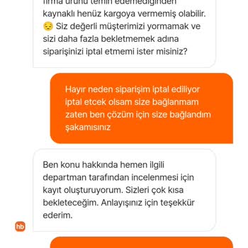 Hepsiburada Ürünlerim 10 Gün Oldu Kargoya Verilmedi