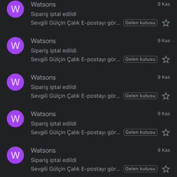 Watsons Para İademi Yapmıyor