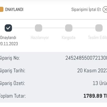 Madame Coco Teslim Edilmeyen Ve Para İadesi Yapılmayan Şikayet