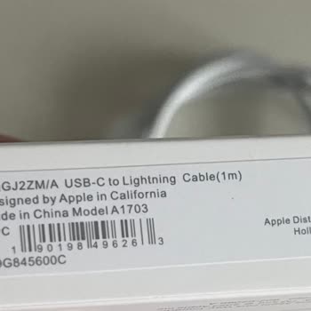 Appleturkiye.com (özel) Aldığım Sahte Şarj Kablosu Ve İletişimsiz Satıcı!