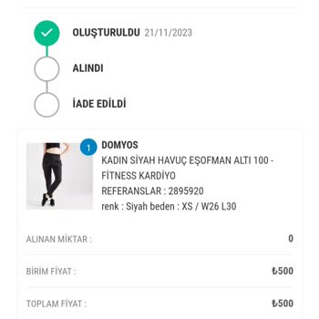 Decathlon İade Edildiği Halde İade Edilmedi Görünmesi