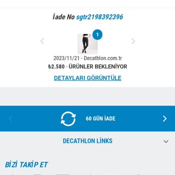 Decathlon İade Edildiği Halde İade Edilmedi Görünmesi