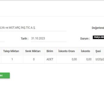 RKS Motor Yedek Parça Temin Etmeme Sorunu