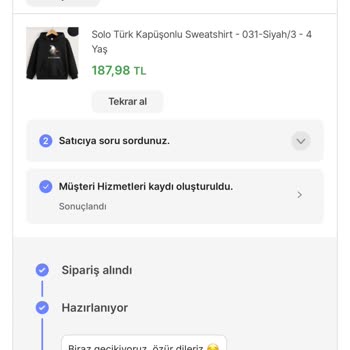 Hepsiburada Alınan Ürünün Gönderilmemesi