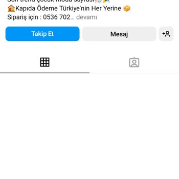 Altinkiz _cocukgiyim (Instagram) Farklı Ürün Gönderdi