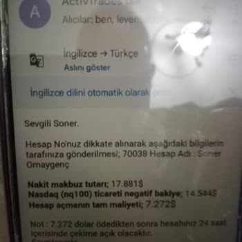 MetaTrader Yatırım Danışmanlığı Mağduriyetim