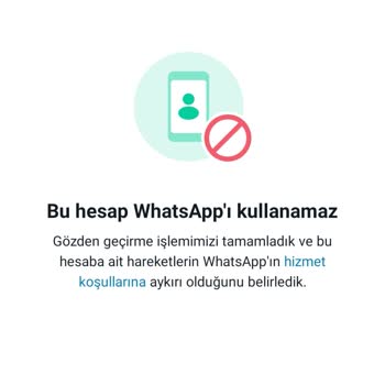WhatsApp Hesap Engellendi