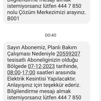 Aras Elektrik Dağıtım Şikayeti