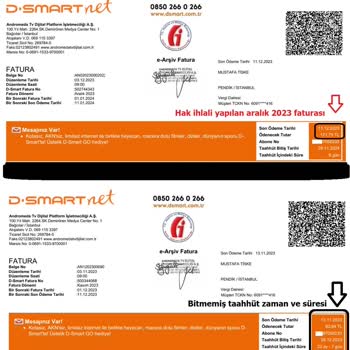 D-Smart Net DSmart-Net Taahhüt Hak İhlali.