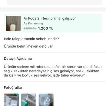 Dolap Airpods İadesinde Haksızlık Yapıldı