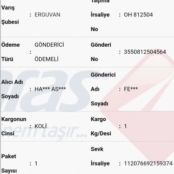 Aras Kargo Ürünümü Kaybetti Çözüm Yok