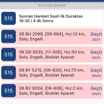EGO Genel Müdürlüğü EGO Otobüsü Beni Almadı