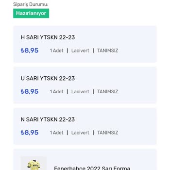 Fenerium Gelmeyen Sipariş Mağduriyeti