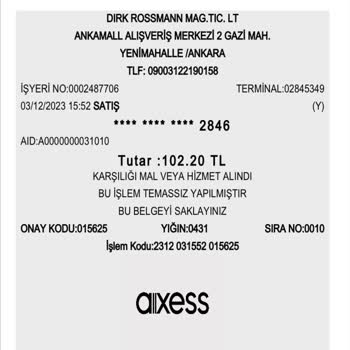 Rossmann Wax İade Değişim Süreci