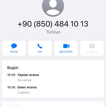 0850 484 10 83 0850 Li Numaraların Araması